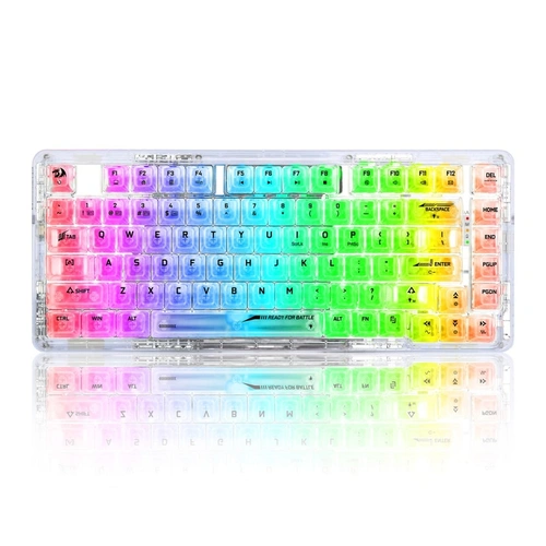 کیبورد ردراگون شفاف بی سیم K649CT ELF PRO