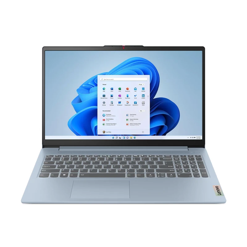 لپ تاپ 15.6 اینچی لنوو مدل IDEAPAD SLIM 3 15ABR8-R5 5625U-8GB DDR4 3200MHz-512GB SSD-TN-BACKLIT-W