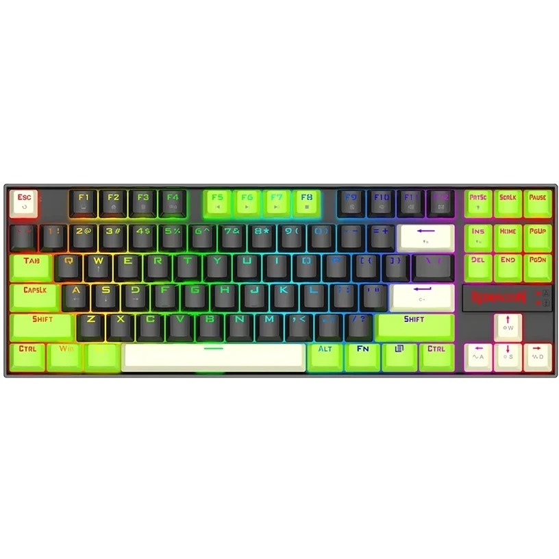 کیبورد با سیم مکانیکال گیمینگ ردراگون KUMARA K552 BGC-M RGB