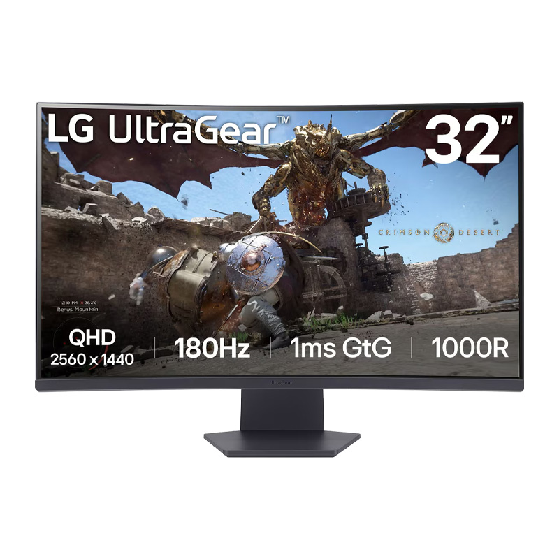 مانیتور 32 اینچ ال جی مدل ULTRAGEAR 32GS60QC-B