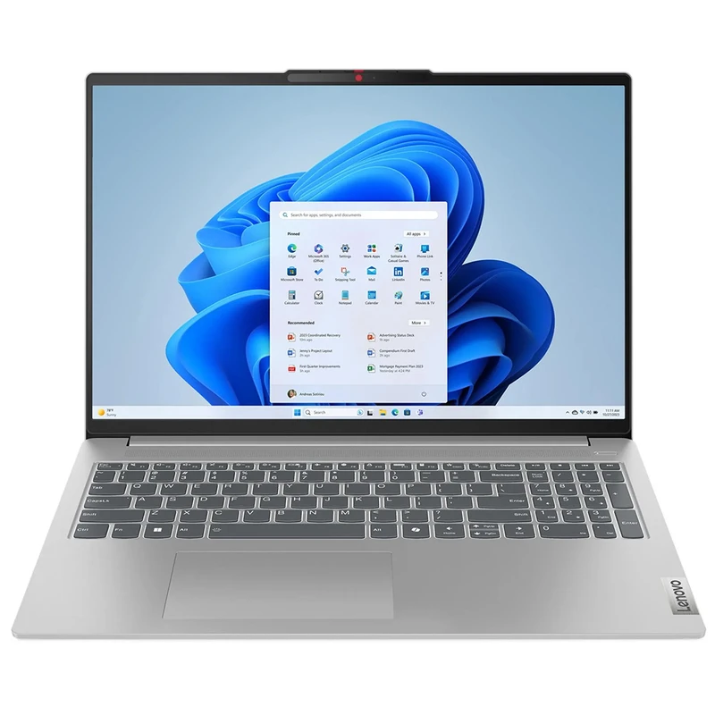 لپ تاپ 16 اینچی لنوو مدل IdeaPad Slim 5 16IRU9-Core 5 120U-16GB LPDDR5X 5200MHz-512GB-1TB SSD-IPS 60Hz-Backlit-Fingerprint-W کاستوم شده